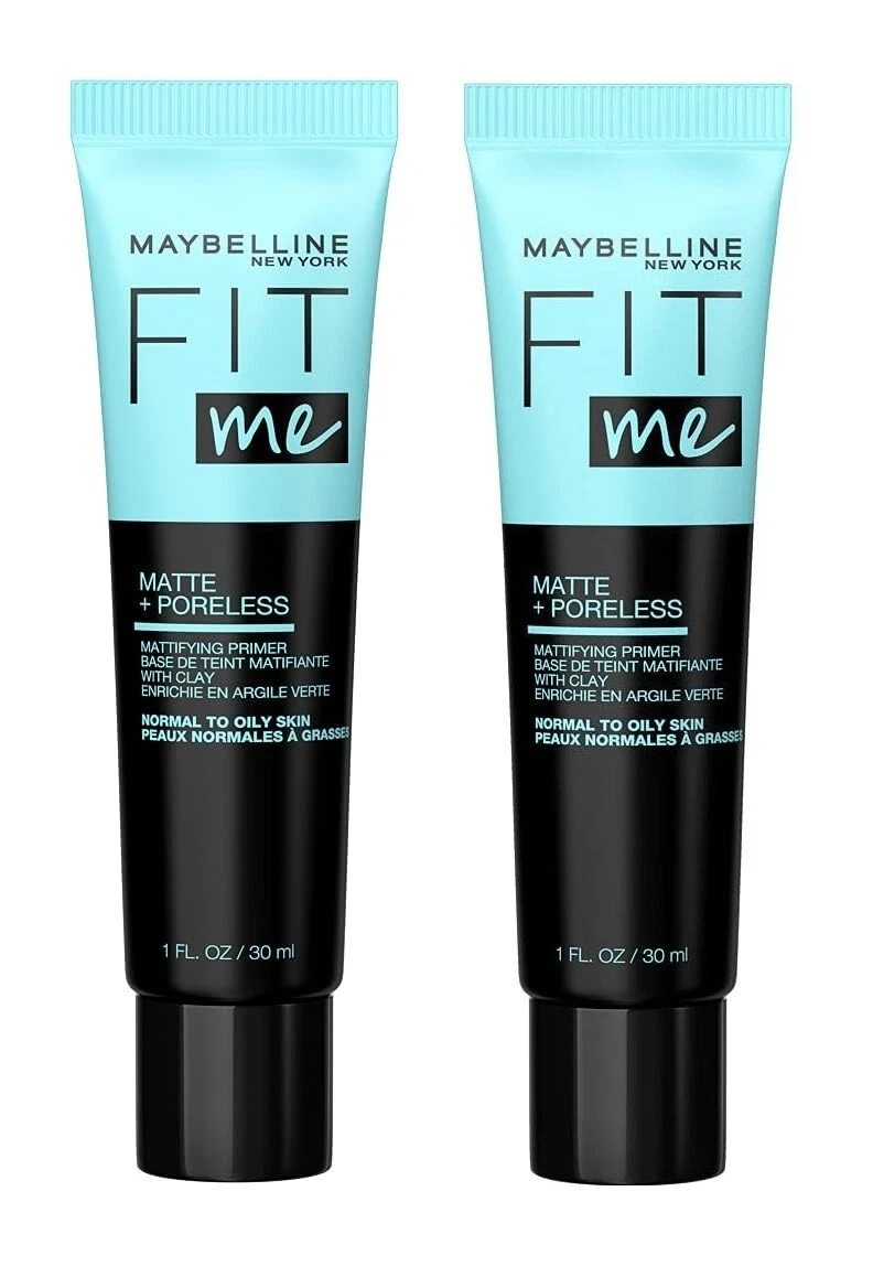 2 Pack Maybelline Fit Me Matte + Poreless Mattifying Face Primer