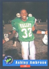 CLASSIC- DRAFT Ashley Ambrose RC SAINTS FALCONS BENGALS COLTS MVSU Delta Devils