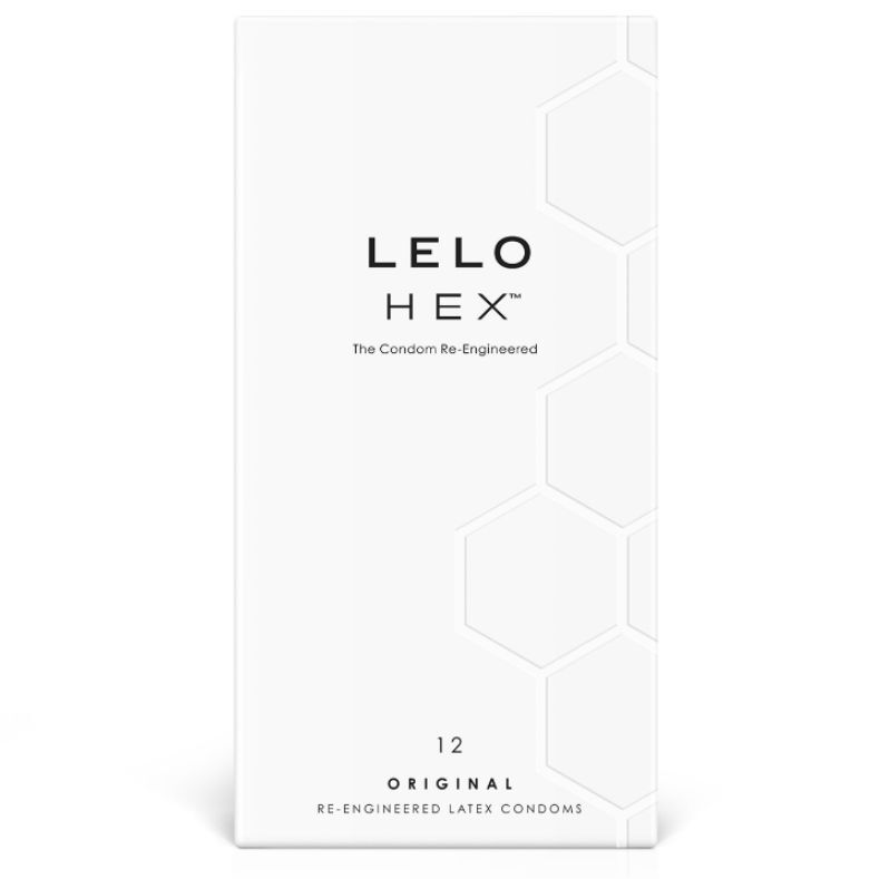 LELO HEX  Kondome 12 er Pack revolutionär Wabenstruktur strukturiert Verhütung