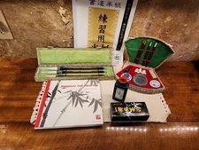 Practical Calligraphy Set Traditional Jpn Writing/painting Instruments Brushes 