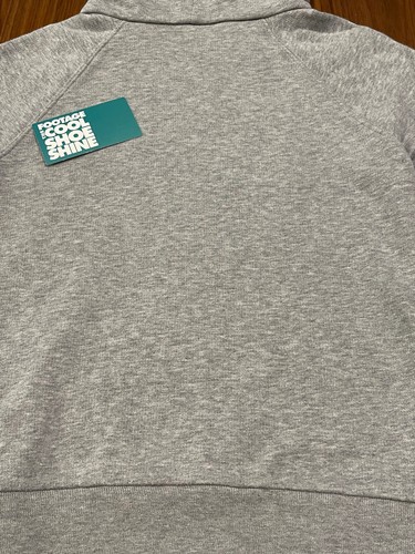 2019 CHILDREN'S GUCCI HOODED SWEATSHIRT W/ GUCCI LOGO HEATHER GREY RED GREEN 8 - Picture 9 of 15