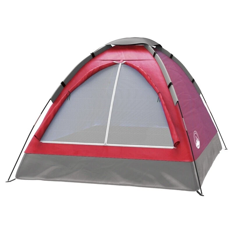 Tienda domo ligera impermeable para 2 personas con bolsa de transporte y equipo de camping con mosca de lluvia Foto 2 de 4