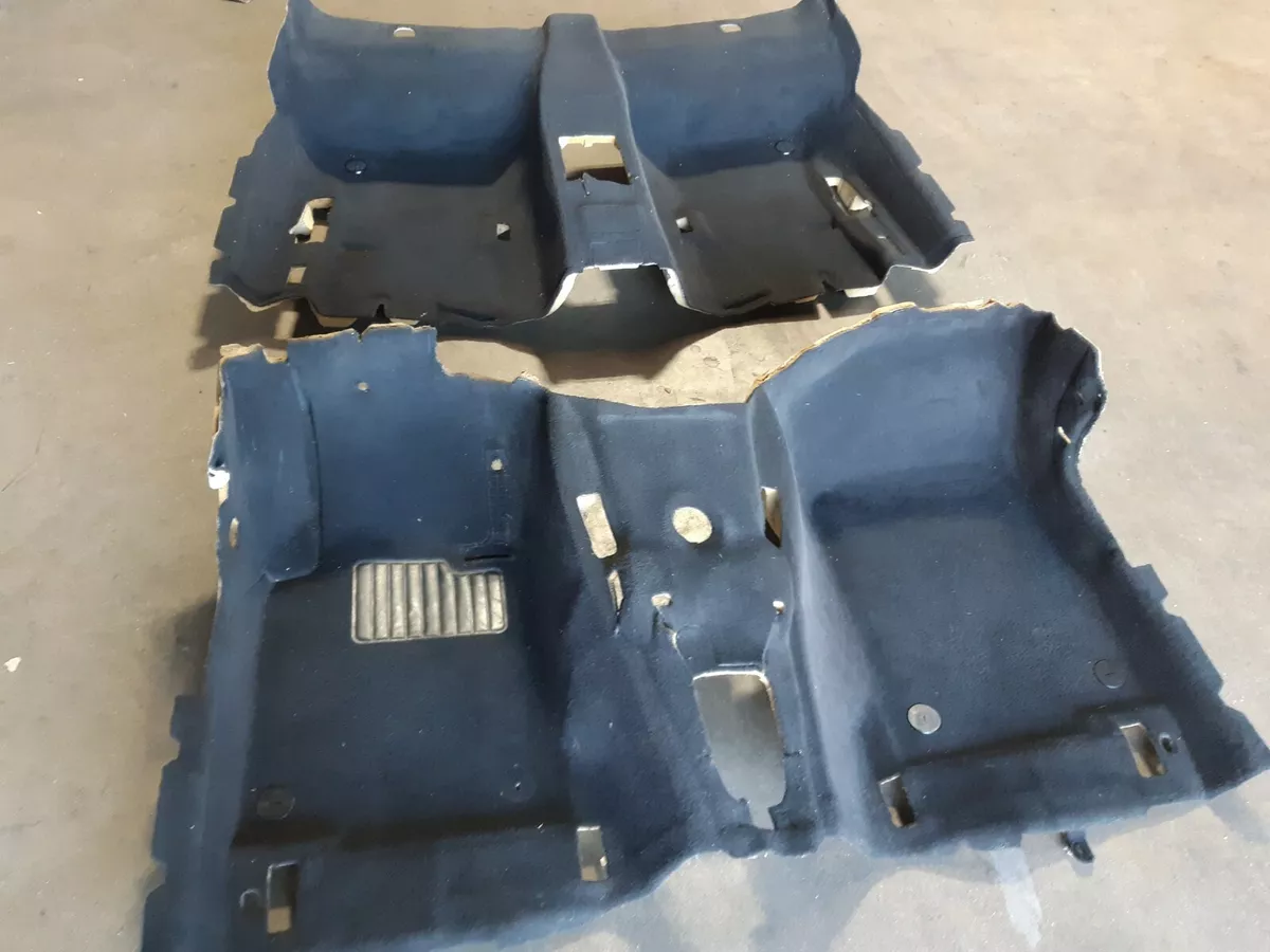 99 06 BMW E46 328 325 330 M3 Convertible Front Rear Black Floor