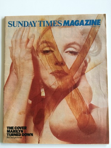 Marilyn Monroe Last Sitting Bert Stern Cover selten UK Magazine 1982  - Bild 1 von 2