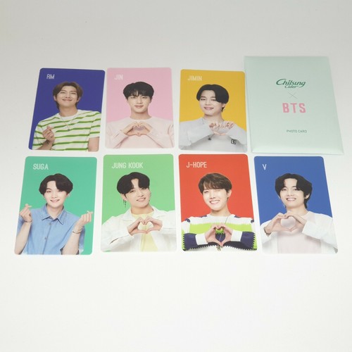 BTS Chilsung Cider OFFICIAL Limited lotte super heart photocards set