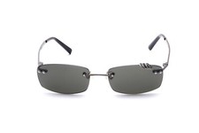 Gafas de sol piercing sin bordes mujer moda pequeñas divertidas Tropical Gun verde TR0054