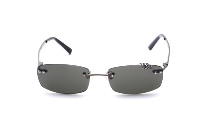 Sonnenbrille Piercing Randlos Damen Mode klein witzig Tropical Gun Grün TR0054