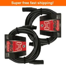 2 Pack Hosa Pro Microphone Cable HMIC-025 (25 Feet) , REAN XLR3F to XLR3M, 25 ft