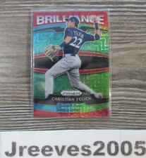 2020 Panini Prizm Brillance Christian Yelich RED MOJO # 126/149