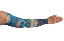 STARRY NIGHT Compression Sleeve by LYMPHEDIVAS, Gauntlet Option ANY SZ/LEVEL New