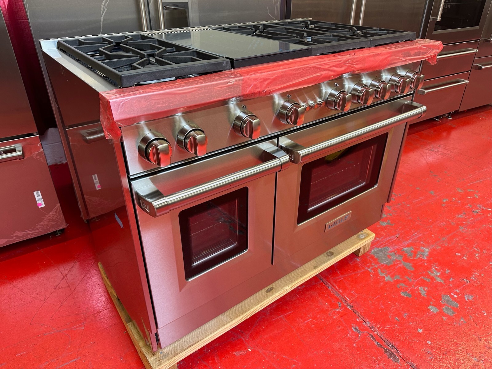 48” Wolf Gas Range GR486G (New Showroom Model) eBay