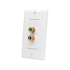 OSD Single Speaker Home Theater Decora Wall Plate 1 Gang Banana Post 1 Speaker
