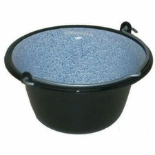 NEU Servierkessel Emaille Kessel Gulaschkessel 0,8 l Minikessel