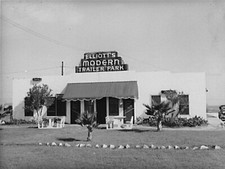 8" x 10" Main Building at Trailer Park containing Cafe and Grocery
