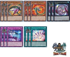 Yugioh! 3x Materiactor Exagard Meltdown Exareptor Zeptwing Critical Deck SUDA NM