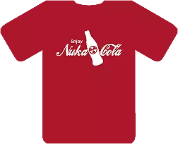 New T-Shirt Nuka Cola Funny Games Logo Black/Grey/White/Navy Size S-3XL