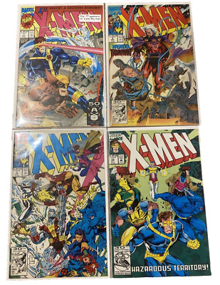 4 comic book lot of Marvel X-Men 1991 Comics Lot with issues #1-#3 & #13  