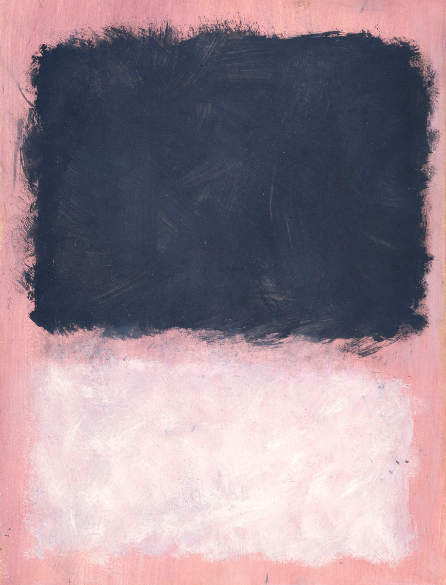 Untitled, 1967 by Mark Rothko Art Print Pink White 1998