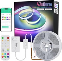 Oulara RGB Smart IC COB LED Streifen 6M,24V Adressierbar RGB LED Strip Licht