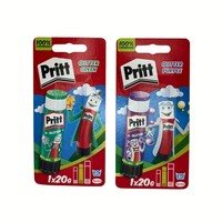 Pritt Glitzer Klebestift 1X 20 G Bastelkleber GrüN Oder Lila Glitter