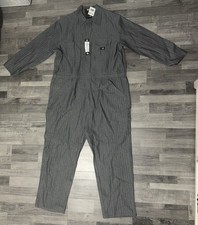 NWT DICKIES Herringbone Railroad Jumpsuit Coveralls Mens 2XL Regular Long Sleeve