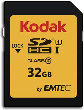 Kodak 32GB SDHC Card UHS-I U1 V10, 85MB/s for Full HD Video  Photos