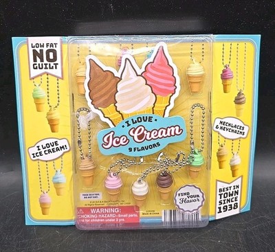 I Love Ice Cream 9 Flavors Vending Machines Display Pack Set Of 9