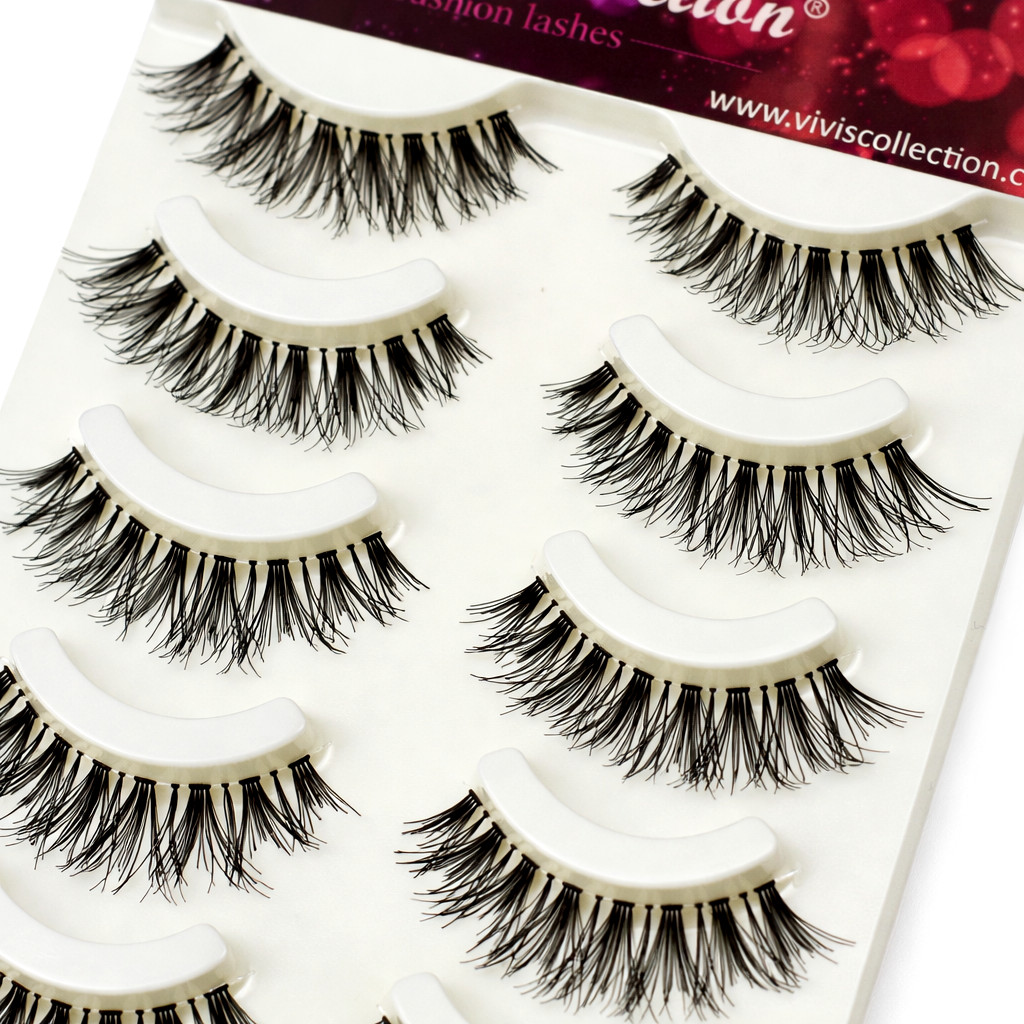 Wispy Eyelashes False Lashes Natural Long Cat Eye Fake Eye Handmade 3D Mink Lash