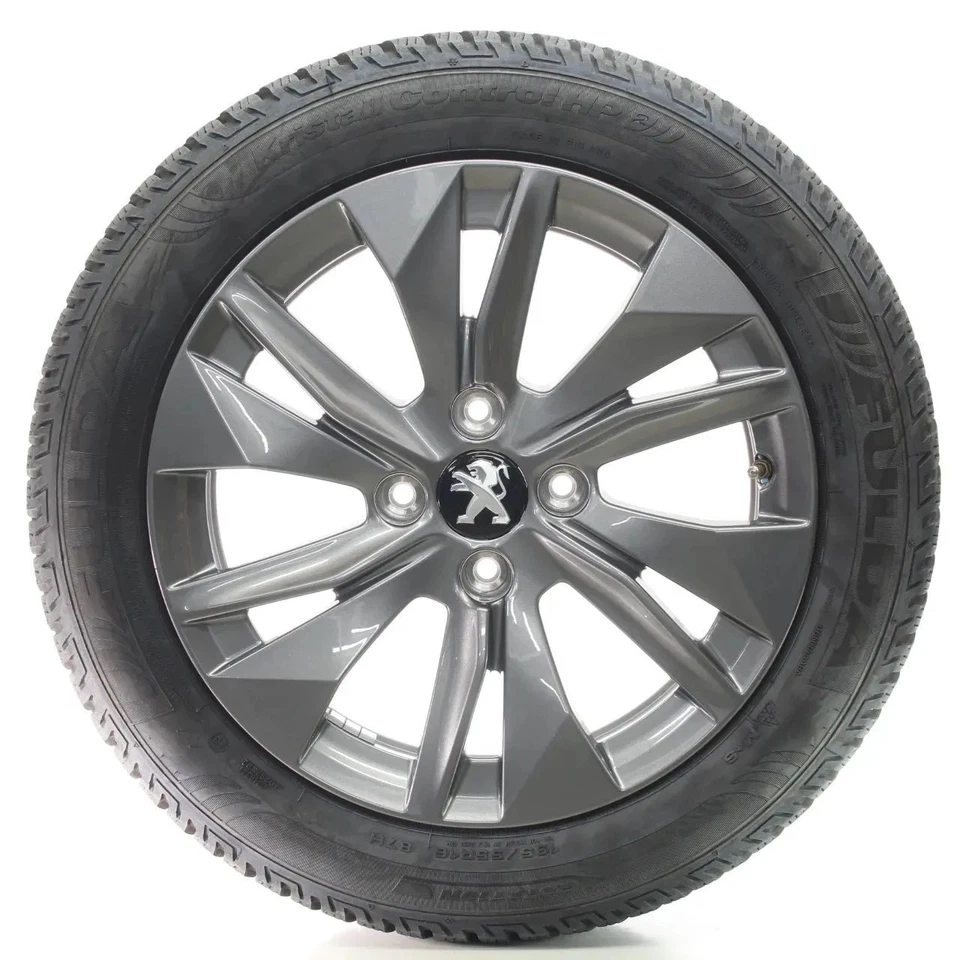 Peugeot 208 II UB Winterräder Vielspeiche Grau Fulda 195/55R16 DOT21 9828185580 - Bild 2 von 4