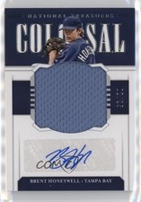2020 Panini National Treasures 2/25 Brent Honeywell #CMS-BH Auto 0zg6