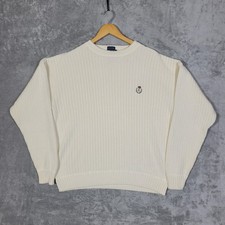Chaps Ralph Lauren Sweater Mens Large Crest Pullover Casual Classic Preppy