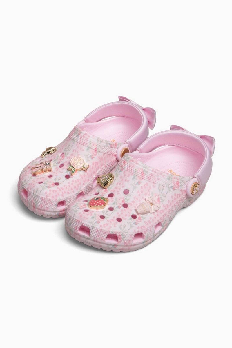 Crocs x LoveShackFancy Clogs Kids Size 13C -Girls Pink Classic