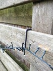 Christmas Lights Fence Hanger Mount 20mm – Black Plastic Light Holder