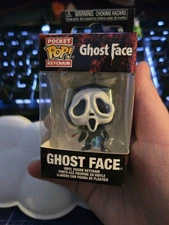 Funko Pocket Horror Movies Scream Ghost Face w/ Knife Pop Keychain