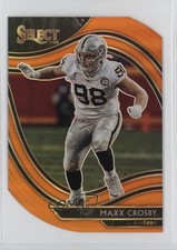 2020 Panini Select Field Level Orange Prizm Die-Cut Maxx Crosby #311