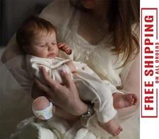 Reborn Baby Dolls Silicone Full Body 20 Inch Waterproof Realistic Newborn Baby