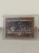 2014 Topps Chrome Superfractor Odell Beckham Jr Autograph Surfaces, Sells 4