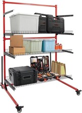 Parts Management Storage Cart 3shelves Auto Body Rolling Parts Rack With Wheels Parts Management Storage Cart 3shelves Auto Body Rolling Parts Rack With Wheels