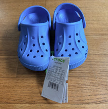 NWT Baya Clog Crocs Classic Clog Toddler C9 Blue Ironic Crocs Comfort Waterproof