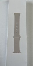 Genuine Apple Watch Sport Band Starlight 41mm Stainless Steel Pin
