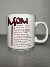 Mom  PAPEL Blue Coffee Tea Mug Cup Poet Marci G.