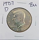 1987-D Kennedy Half Dollar BU (Brilliant Uncirculated) Denver Mint