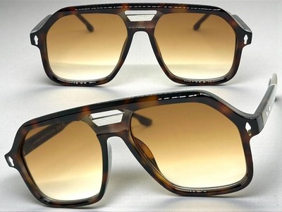 Classic Elegant Vintage Retro Style SUNGLASSES Large Tortoise Frame Brown Lens
