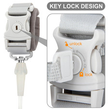 Toddler Leash, Kid Leash anti Lost Wrist Link with Key Lock Upgraded Baby Lea...