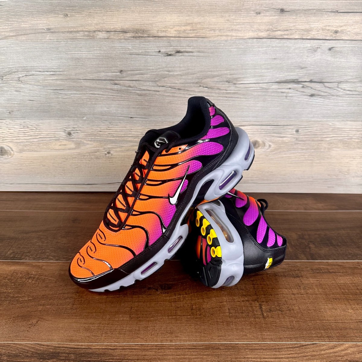 Size 13 - Nike Air Max Plus Total Orange Vivid Purple for sale