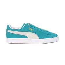 PUMA Men's Suede Classic XXI Deep Aqua/White Sneakers 37491554 (US)