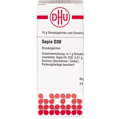 SEPIA D 30 Globuli 10 g PZN 02105915