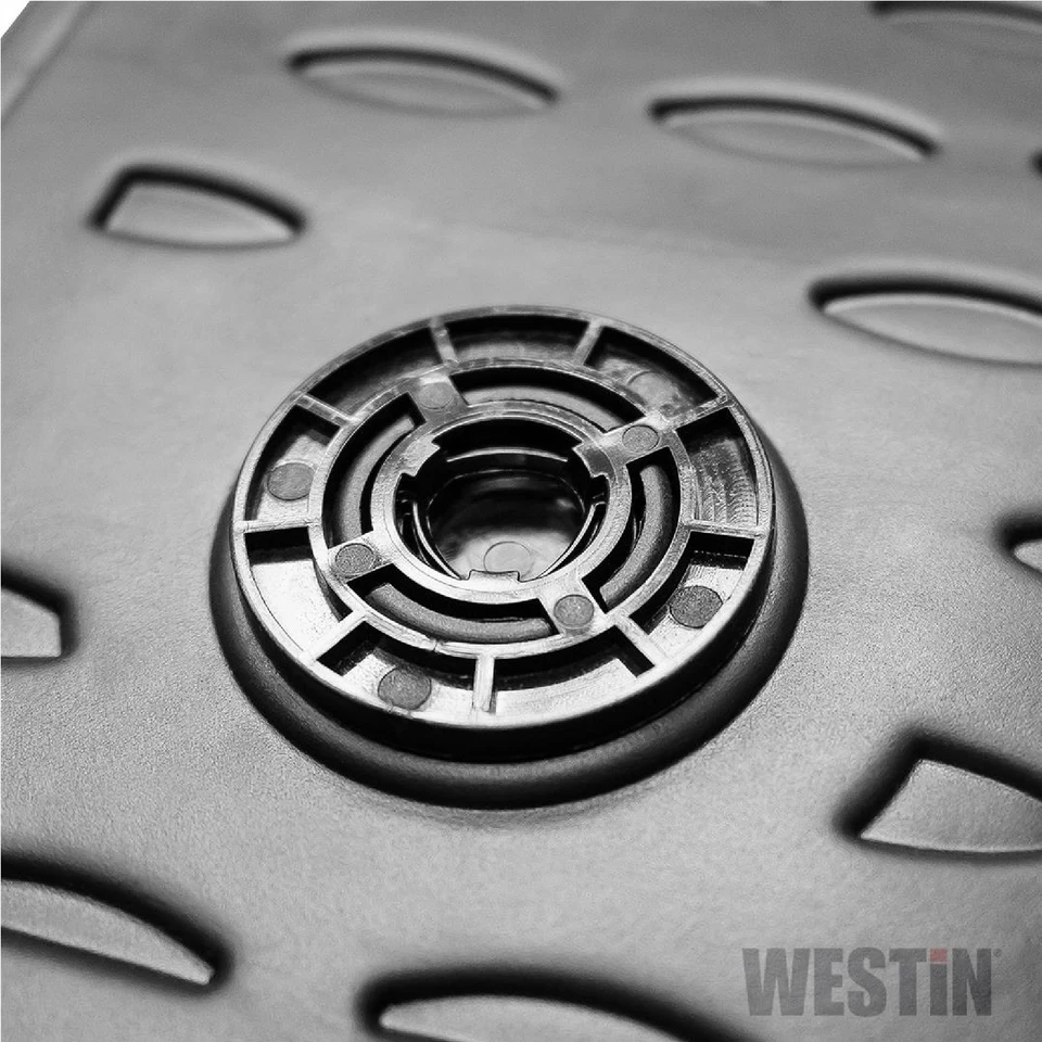 Juego de 4 revestimientos de piso Westin de perfil negro para Jeep Wrangler JK 4 puertas 74-21-41007 Foto 4 de 4