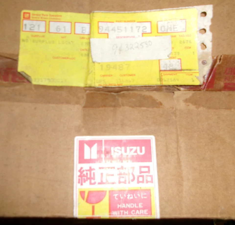 Nuevo faro lateral GM 1987-89 Chevy GEO Spectrum, Isuzu I-Mark # 94451172 Foto 3 de 3