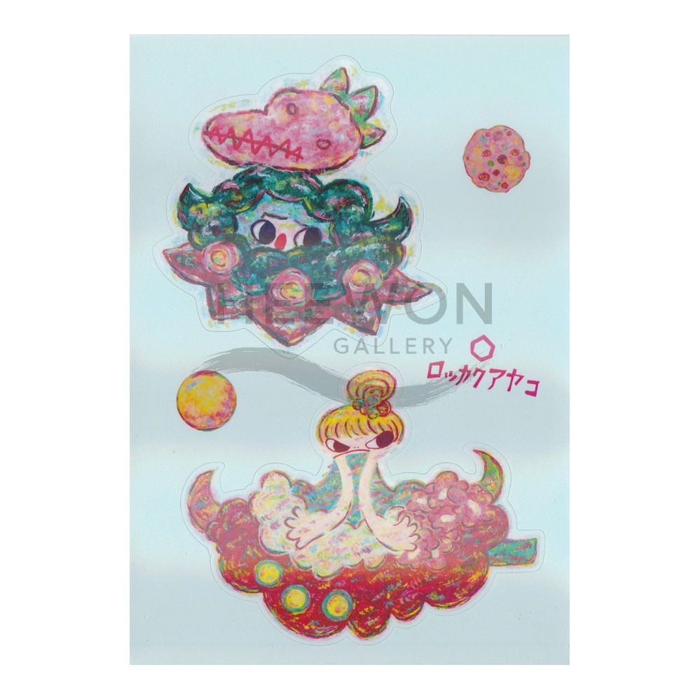 Ayako Rokkaku] Breathing with the Chaos exhibition Sticker, Total